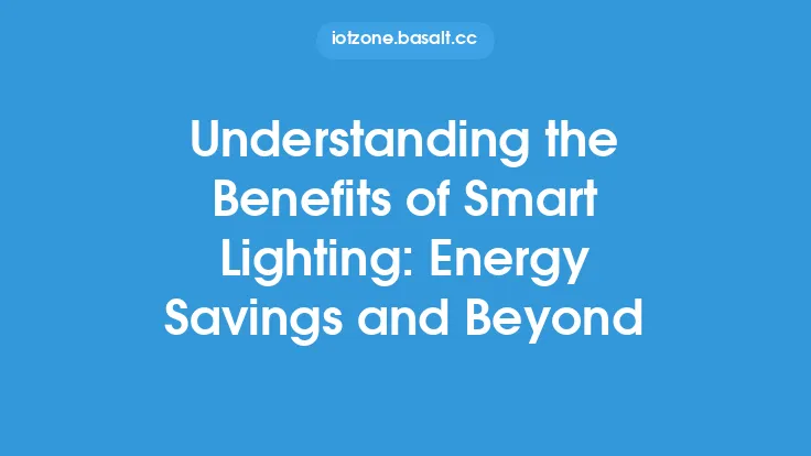 Understanding the Benefits of Smart Lighting: Energy Savings and Beyond Thumbnail