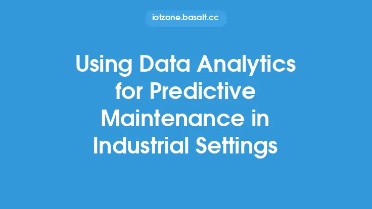 Using Data Analytics for Predictive Maintenance in Industrial Settings Thumbnail