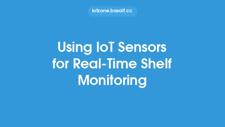 Using IoT Sensors for Real-Time Shelf Monitoring Thumbnail