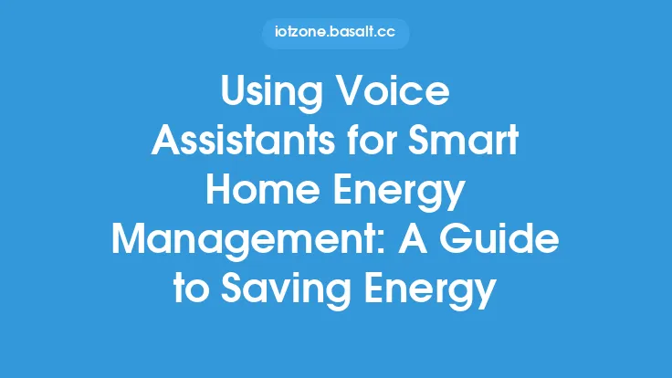 Using Voice Assistants for Smart Home Energy Management: A Guide to Saving Energy Thumbnail