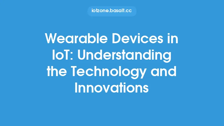 Wearable Devices in IoT: Understanding the Technology and Innovations Thumbnail