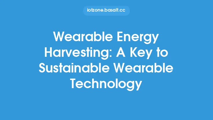 Wearable Energy Harvesting: A Key to Sustainable Wearable Technology Thumbnail