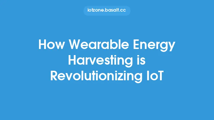 How Wearable Energy Harvesting is Revolutionizing IoT Thumbnail