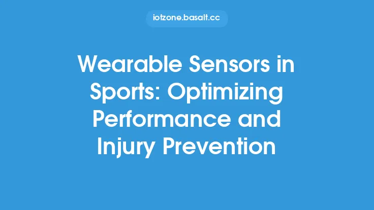 Wearable Sensors in Sports: Optimizing Performance and Injury Prevention Thumbnail